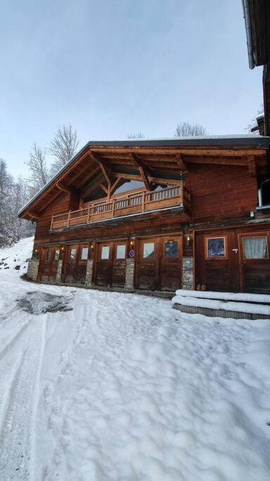 Chalet Entier 110M2 Avec Vue Et Sauna A 10 Min Des Pistes Sainte-Foy-Tarentaise Luaran gambar